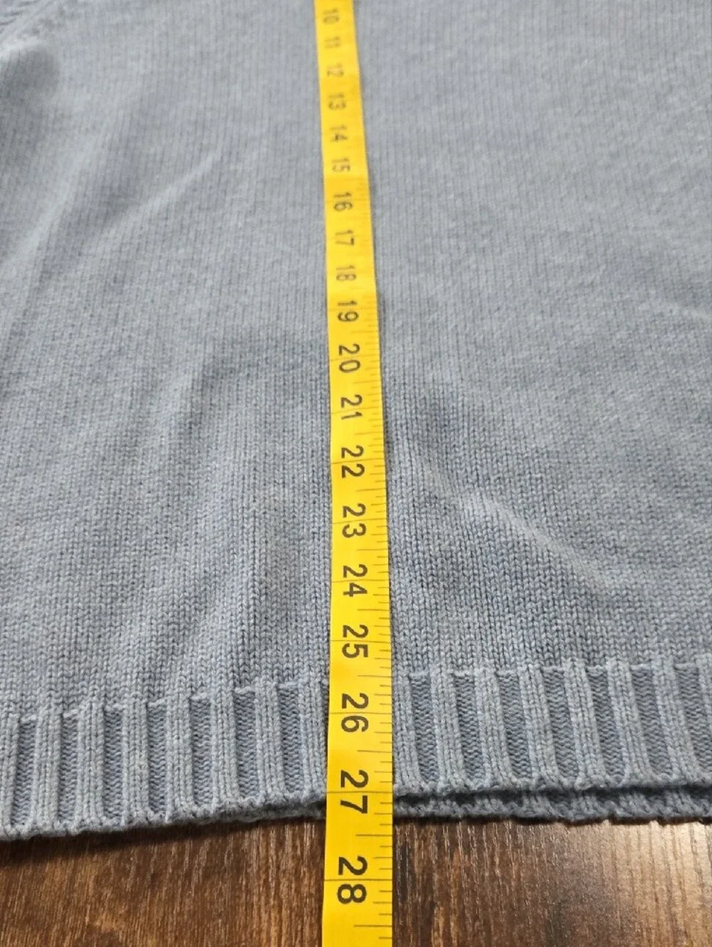 J. Crew Men's V-Neck Sweater in Slate Blue